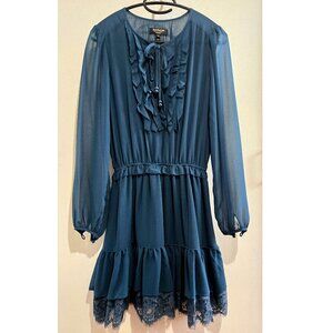 Juicy Couture Black Label Womens Chiffon Mini Dress - size XS